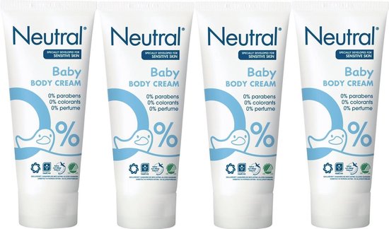 Neutral Baby Crème 4 x 100 ml Voordeelverpakking