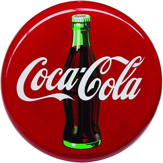 Soldaat mot nerveus worden Coca-Cola Coke 40,5 Bullseye Disc Metalen Bord | bol.com