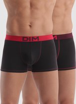 Dim Mix and Colors Boxershort - Onderbroeken - Boxer - Katoen - Heren - 2 Stuks - Maat L - Zwart