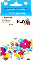 FLWR - Inktcartridge / 907XL / Zwart - Geschikt voor HP
