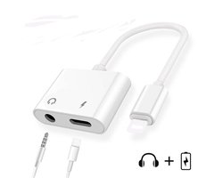 2-in-1 iPhone splitter lightning & 3,5mm jack van SDE-Commerce - Audio