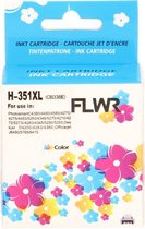 FLWR - Inktcartridge / 351XL / Kleur - Geschikt voor HP