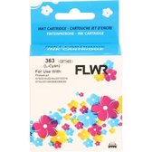FLWR - Cartouche d'encre / 363 / Cyan clair - Convient pour HP