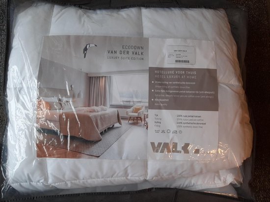 Editie haag Respectievelijk Van der Valk dekbed - ecodown - 1 persoons -140x220cm -wit- hotelcomfort |  bol.com