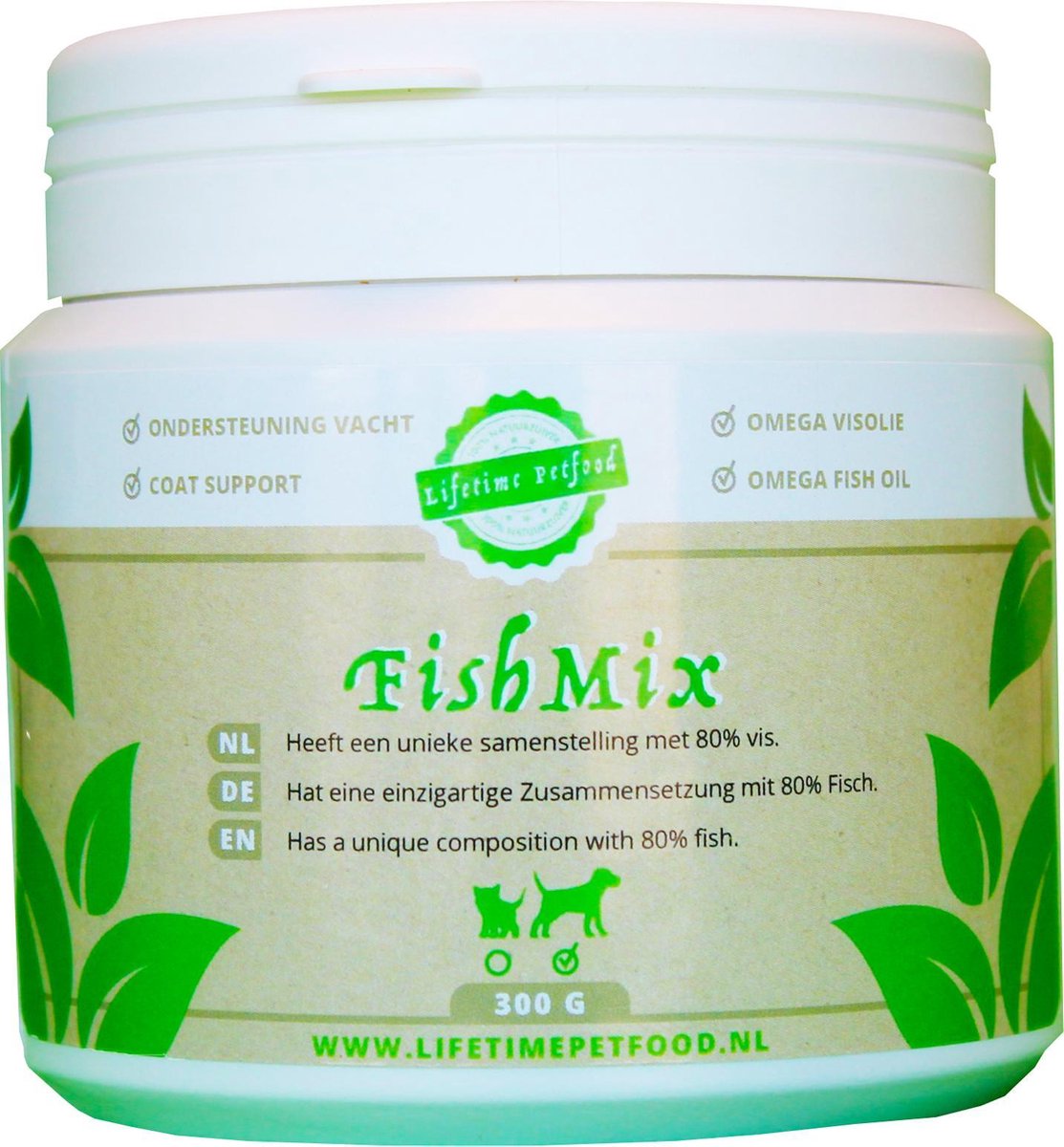 Lifetime Petfood FishMix - 80% vis - Voordeel hondensnacks - 300 gr