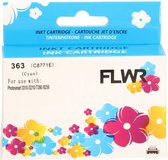 FLWR - Cartouche d'encre / 363 / Cyan - Convient pour HP