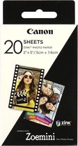 Canon ZINK Zelfklevend Fotopapier - Pak van 20 sheets