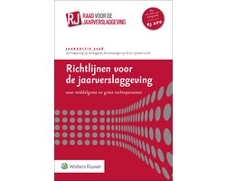 Richtlijnen voor de jaarverslaggeving, middelgrote en grote rechtspersonen 2026