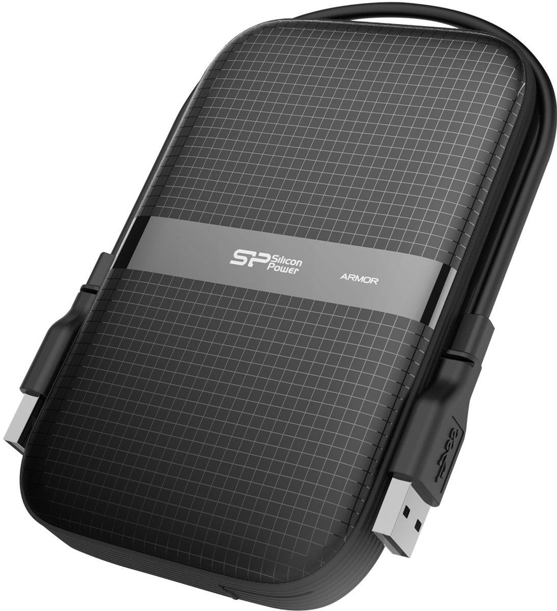 Silicon Power - Armor A60 - Portable USB 3.2 - Externe Harde Schijf - 1TB - Zwart