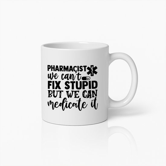 Apotheker Mok 330ml – Grappige Koffiebeker Cadeau voor Apothekers, Farmaciestudenten & Zorgmedewerkers