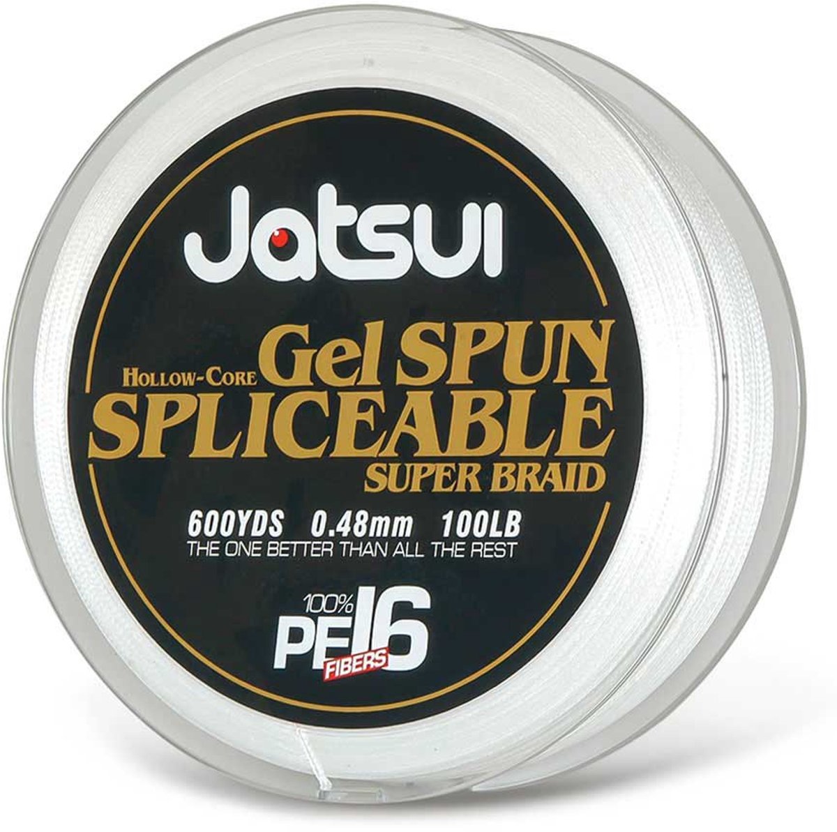 Jatsui Hollow Core 550 M Gevlochten Vislijn Transparant 0.480 mm