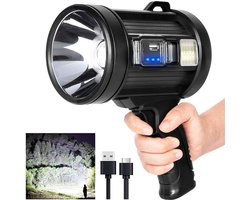 LED oplaadbare spotlight super heldere zaklamp kampeerlamp