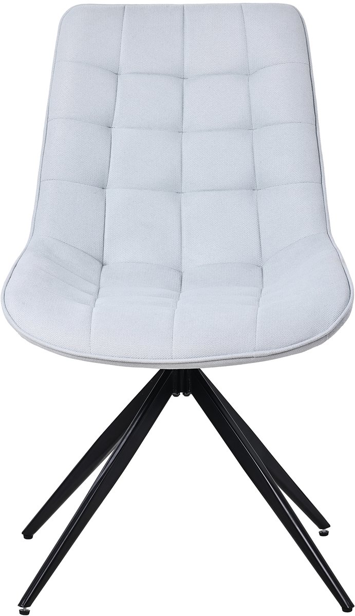 HOMAVO YZ4 Stoelenset – 2 stuks – Eetkamerstoelen 360° draaibaar – Modern & Comfortabel – 53x62x85,5 cm – Beschikbaar in meerdere kleuren en materialen