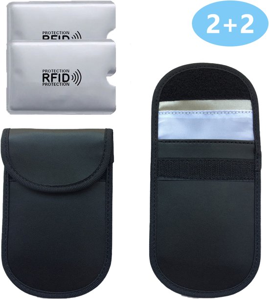 AUTOSCHLÜSSEL FARADAY BOX & Bags (2 STK) Keyless