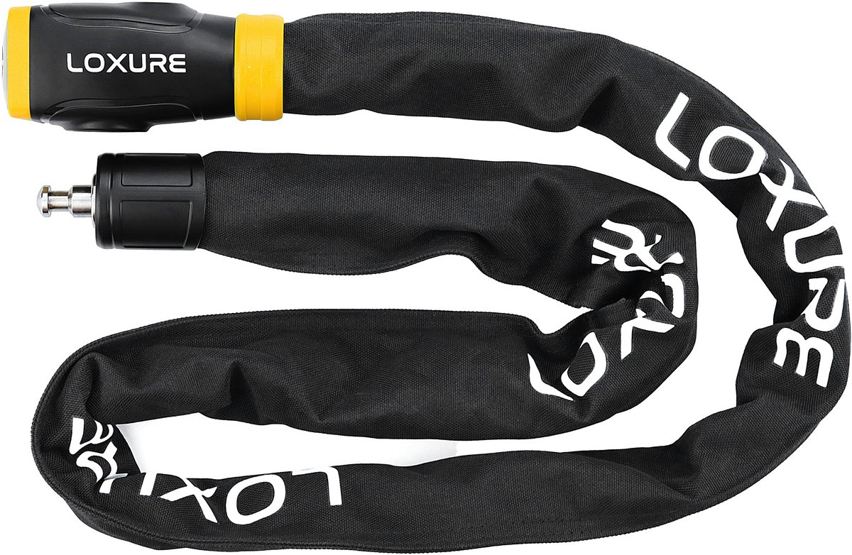 Bol.com Loxure Fietsslot met Alarm - 120 Decibel Alarmsysteem - Anti-Diefstal - 120 cm lengte - 8 mm dikte - Gehard Staal - 2 Ja... aanbieding