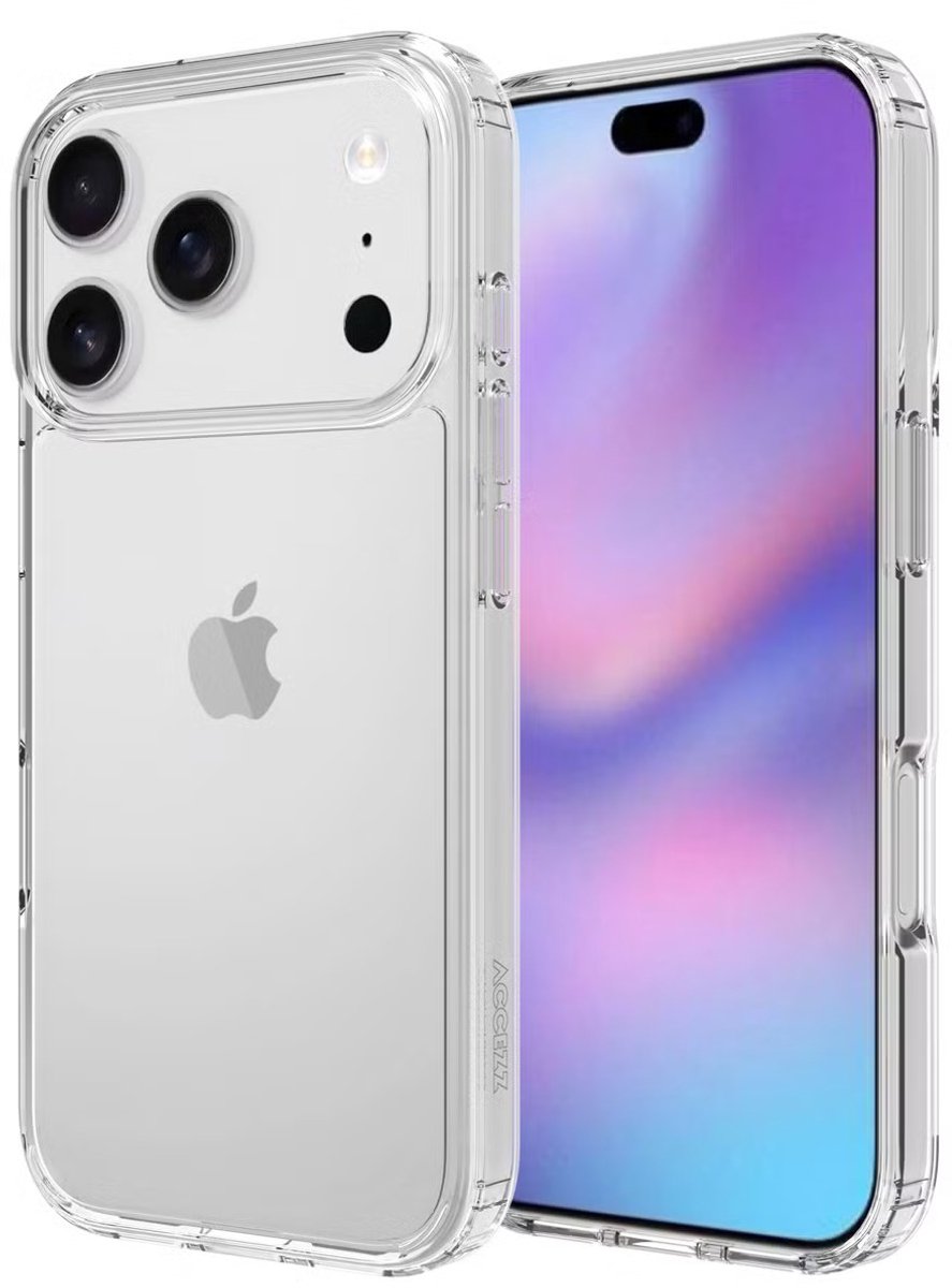 WiWU iPhone 17 Pro Combi Pack – Hoesje + Screenprotector – Premium Bescherming – Transparant/Zwart