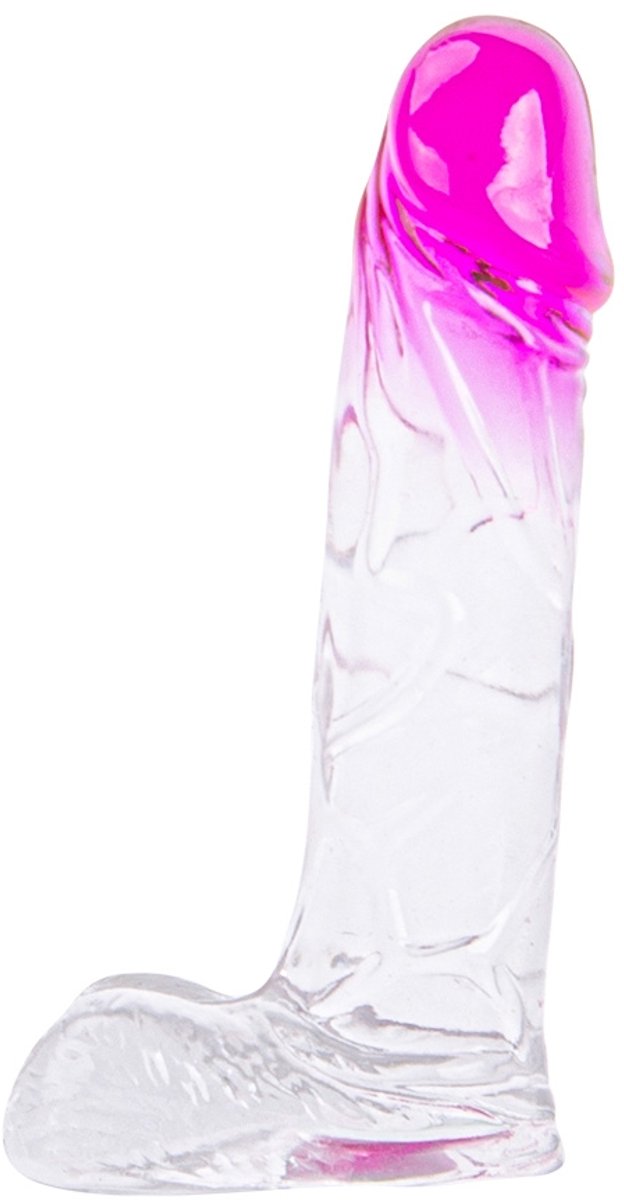 Deep Desire - Kleine Dildo - Kunstrubber - 11,5 cm - Transparant/Roze
