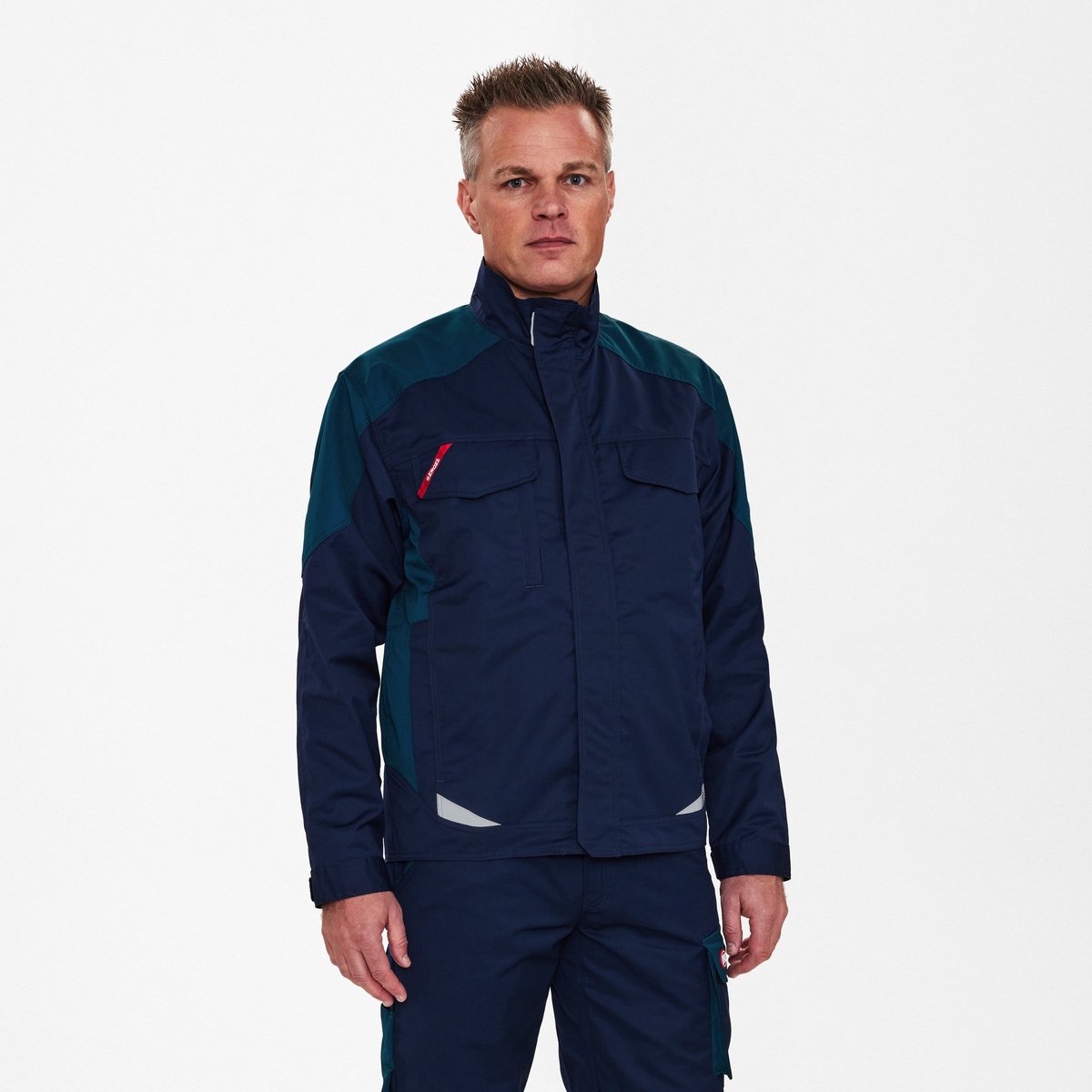 Engel Galaxy Light werkjack 1290-880 - Blue Ink / Dark Petrol - 2XL