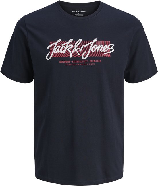 JACK&JONES - T-shirt urbain à manches courtes et col rond - Homme - T-shirts