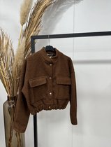 Bomberjack Teddy - Donkerbruin - One size