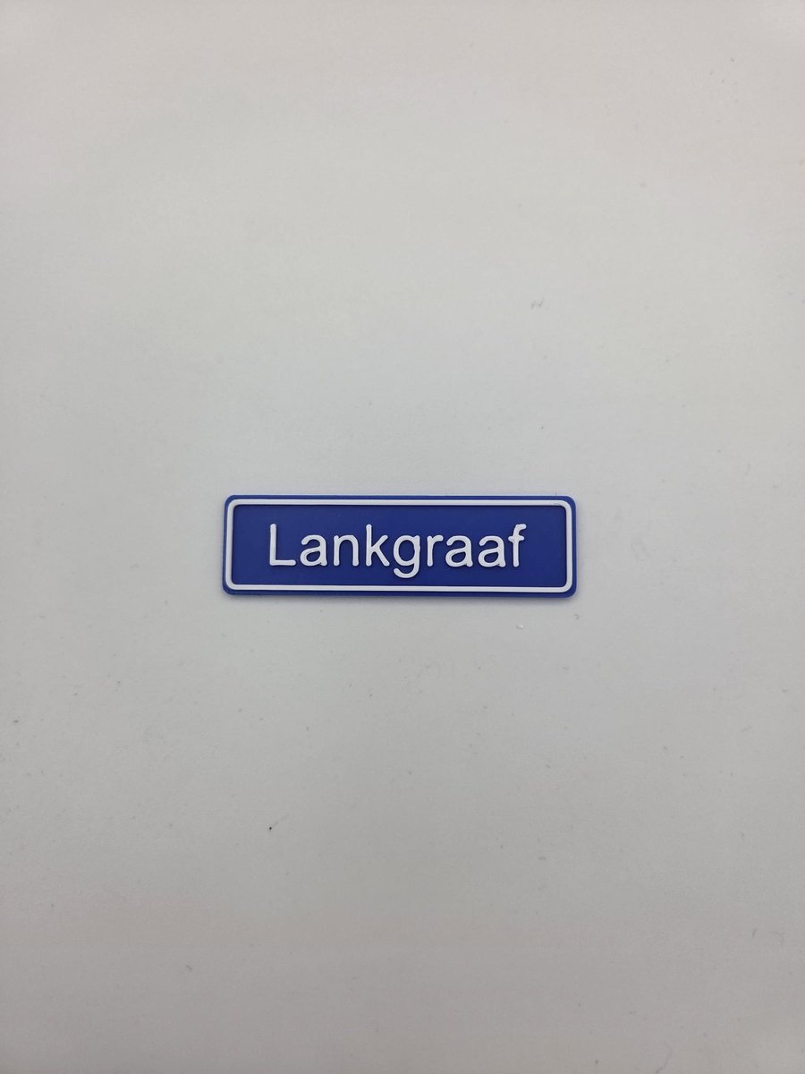 3D plaatsnaam speldje Lankgraaf