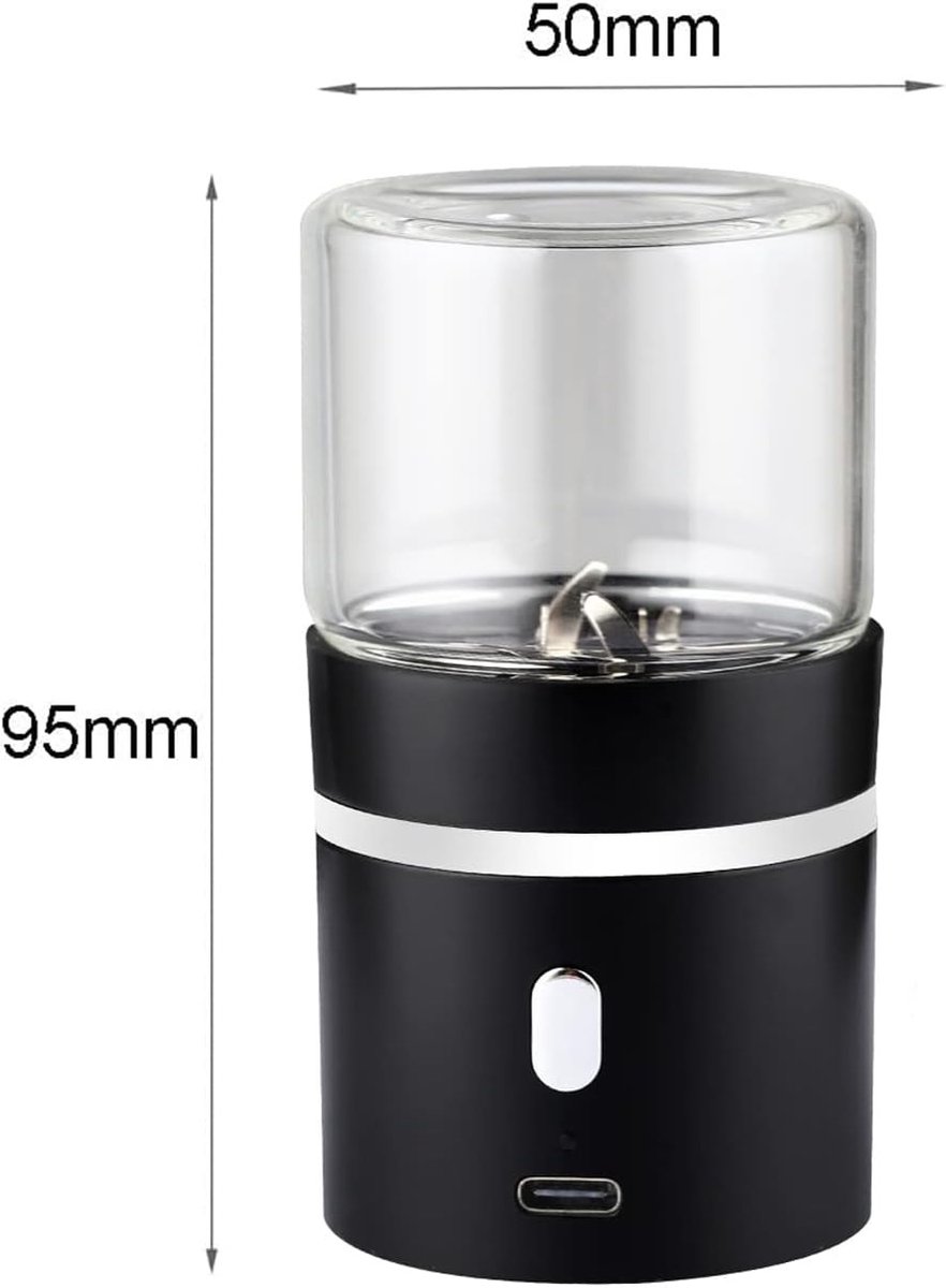 Verbeterde mini elektrische grinder kruiden smart herb 400 mAh 50 ml pot, gemakkelijk mee te nemen