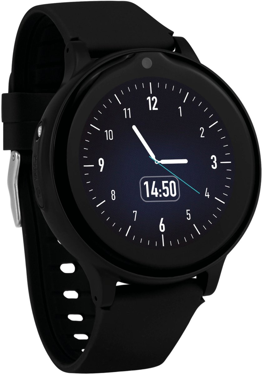One2track Connect ONE - GPS Smartwatch voor Kinderen - Zwart - 45mm