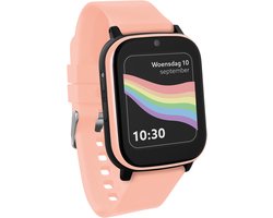 One2track Connect NEXT roze | GPS horloge voor kinderen | Bekijk de locatie van je kind. Stel veilige zones in. En videobellen met de leukste smartwatch voor kinderen