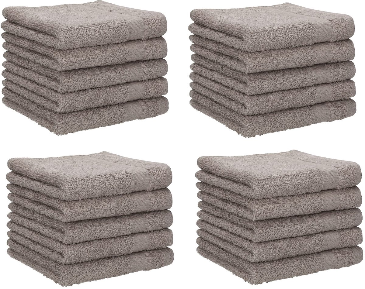 Azomor® Set van 20 katoenen zeepdoekjes voor veelzijdig gebruik in badkamer