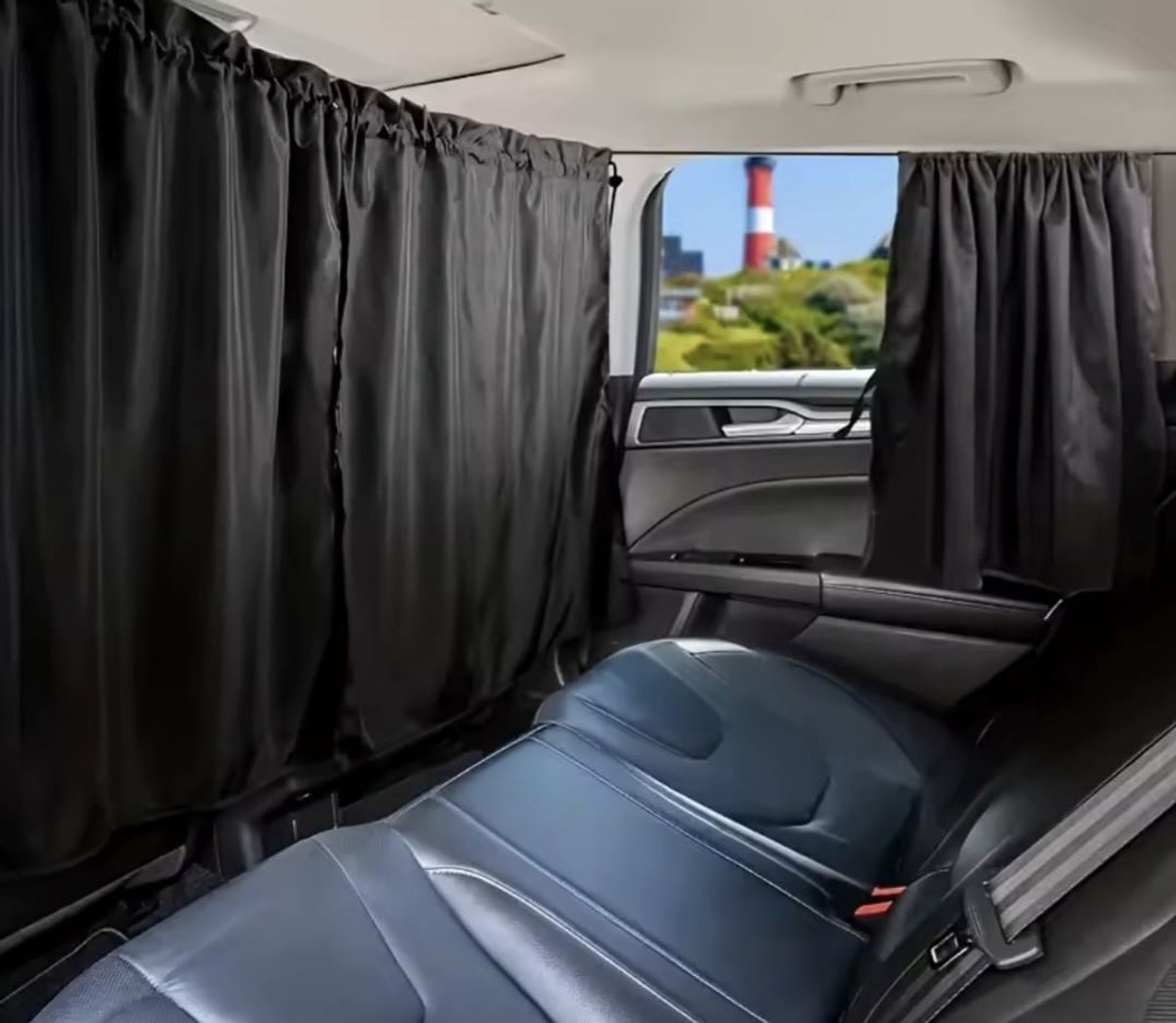 TESCAMP Tesla Model Y Gordijnen voor de auto, inkijkbescherming, voorruit, zonwering