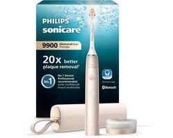 Philips Sonicare DiamondClean Prestige 9900 - Elektrische tandenborstel met SenseIQ - AI- Champagne - HX9992/11