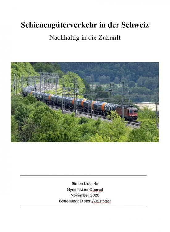 Schienengüterverkehr in der Schweiz - cover