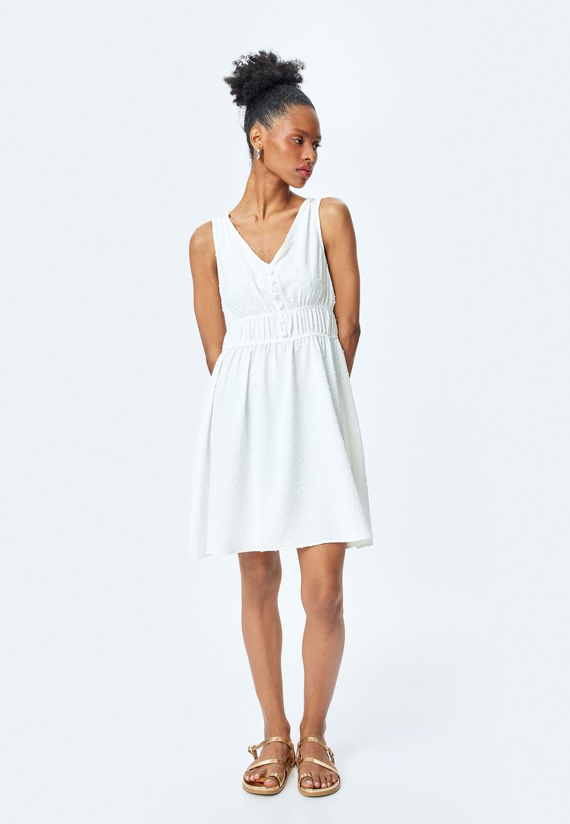 Mini-lengte Uitlopend (halve cirkel) A-Linien-Kleid