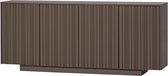 WOOOD Nova Dressoir 200 cm - Grenen - Truffel Bruin - 85x200x40