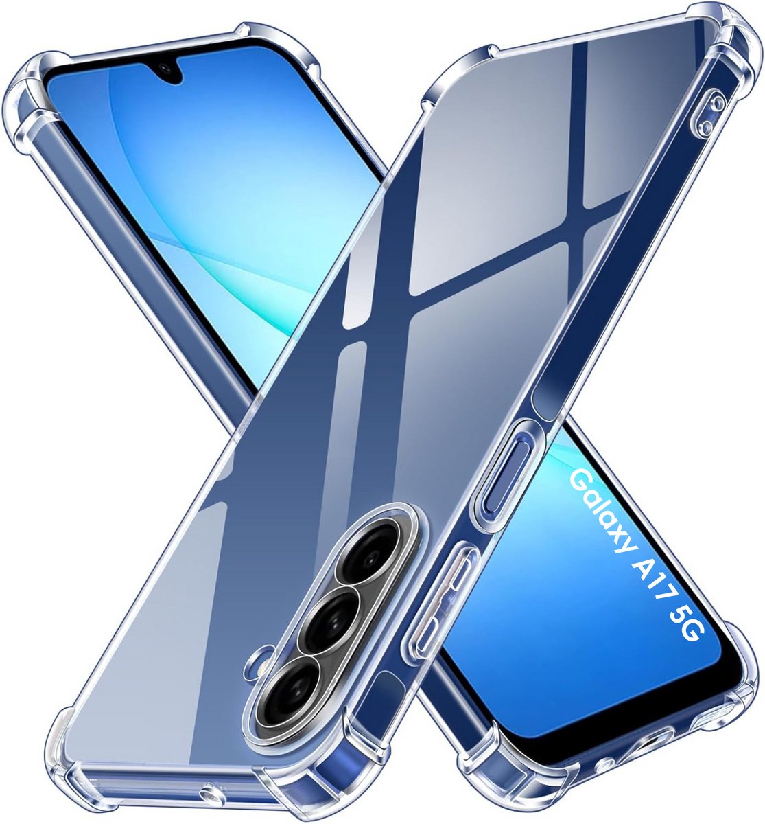 Hoesje geschikt voor Samsung Galaxy A17 backcover Shockproof siliconen Transparant