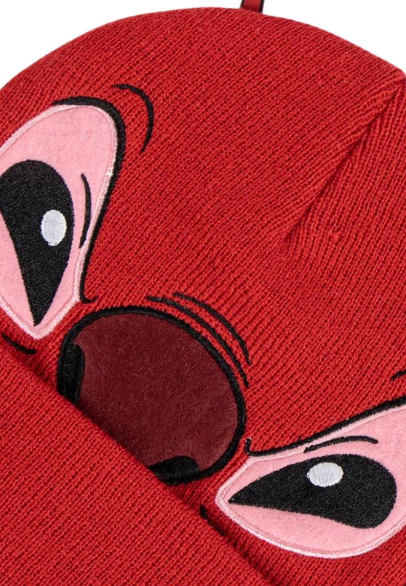 Kindermuts Stitch Rood