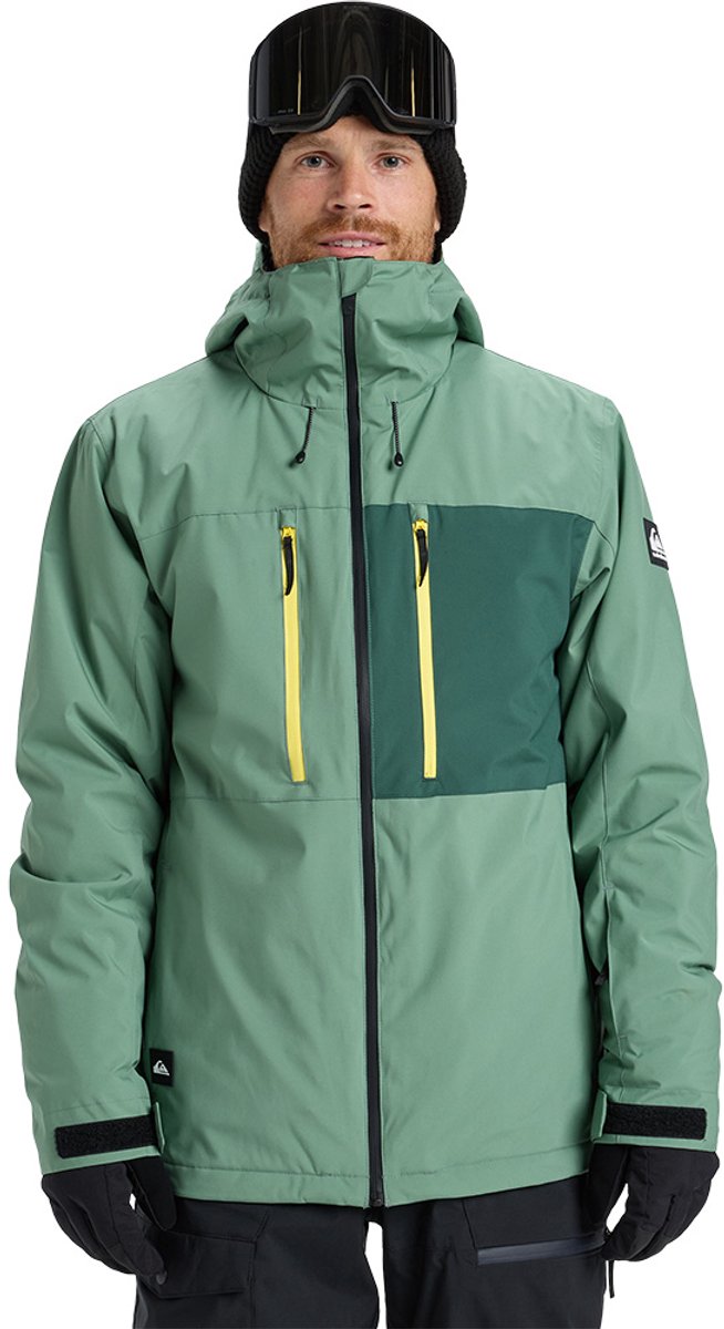Quiksilver Sycamore Solid 20k Jas Man Dark Ivy