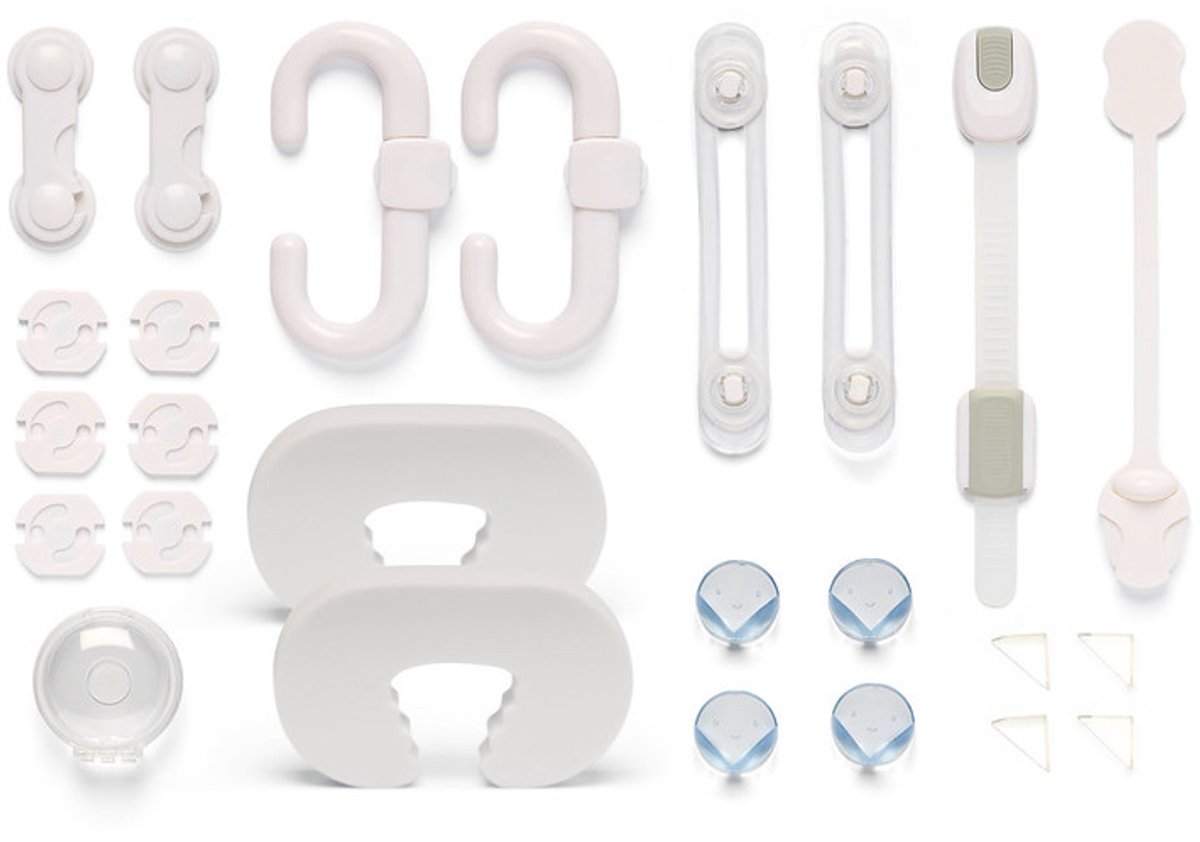 Dooky Safety Kit – Complete 25-delige Babyproof Set – Kindveilig Huis Zonder Gereedschap