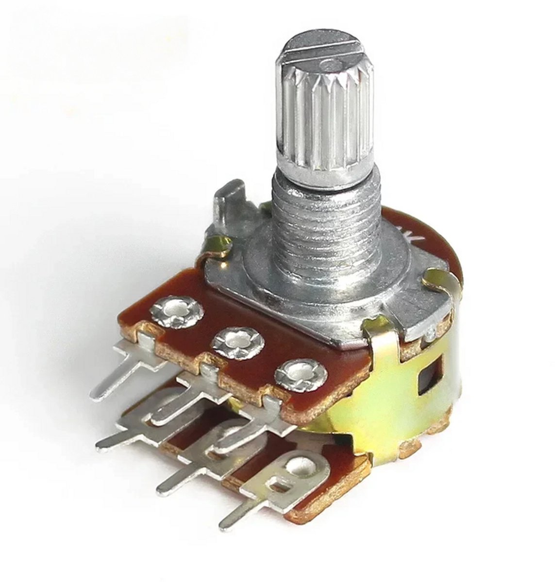 OTRONIC® Dubbele Potmeter 50K Lineair Stereo 6 pins