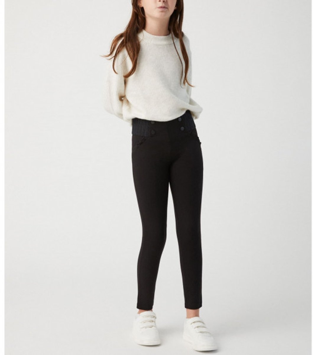 Legging fashion kind fantasia zwart | mini me | YM