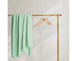 DecoKing Henry Dekentje 150x200cm - Mintgroen Jacquard Modern