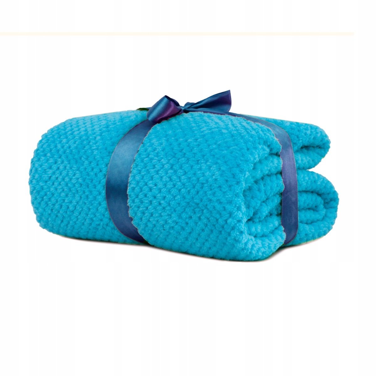 Zachte Blauwe Microflanel Deken 200x220 cm - Comfortabele Plaid
