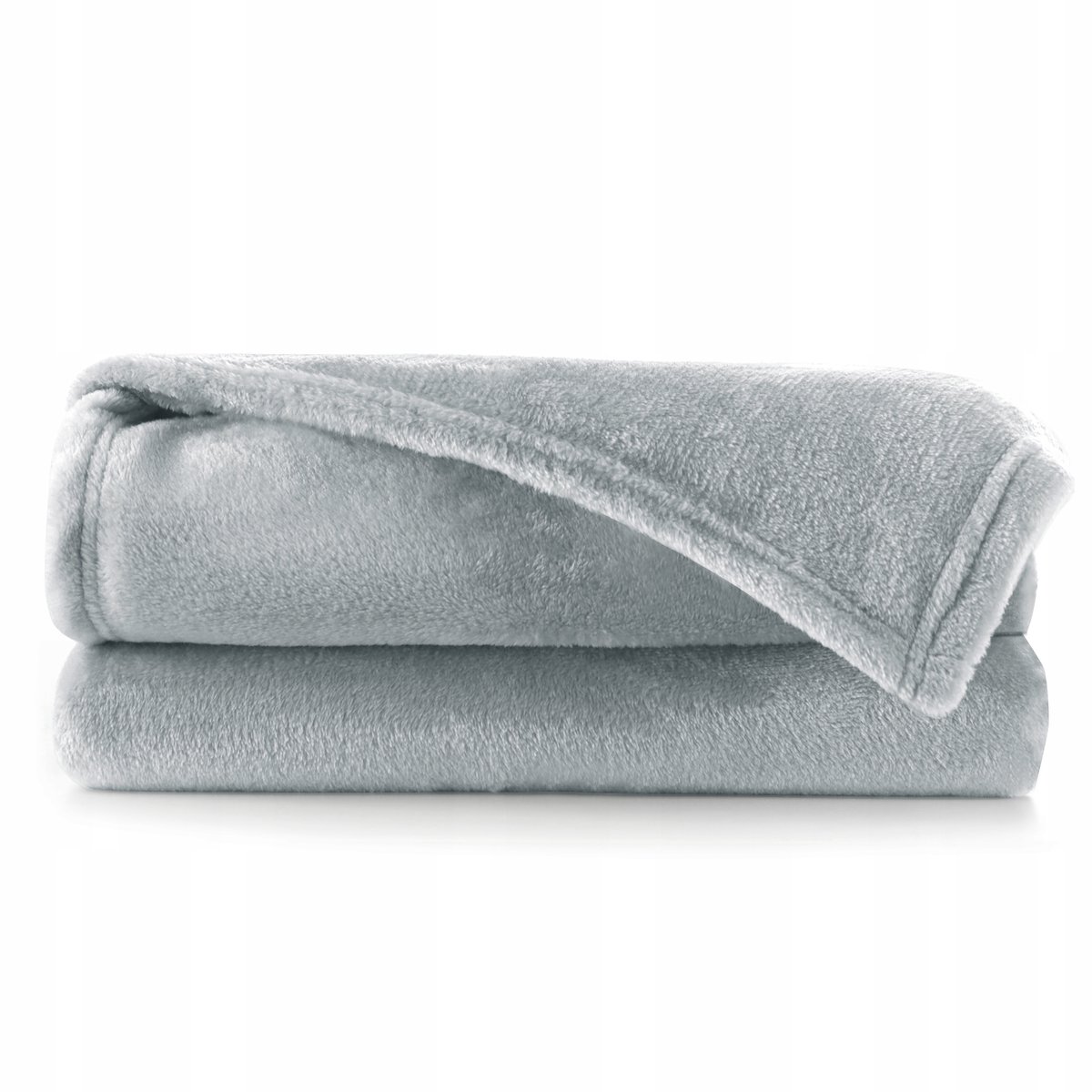RESTILO Dekent 200x220cm Grijs Glad Zacht Plaid voor Bed