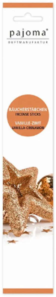 Kerst Wierookstokjes - Vanille & Kaneel - Pajoma | 1x 10 Stokjes - Kerstgeur | Wierook - Kerst & Winter