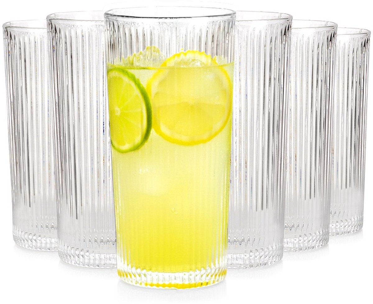 Drinkglazen 320 ml 6 stuks - Waterglazen - Glazen - Limonadeglazen