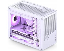 ATX ATX Jonsbo Z20 White - Behuizing - Mini-Tower - M- , Mini-ITX - gehard glas - Mesh - USB 3.2 Gen1 type-C - wit