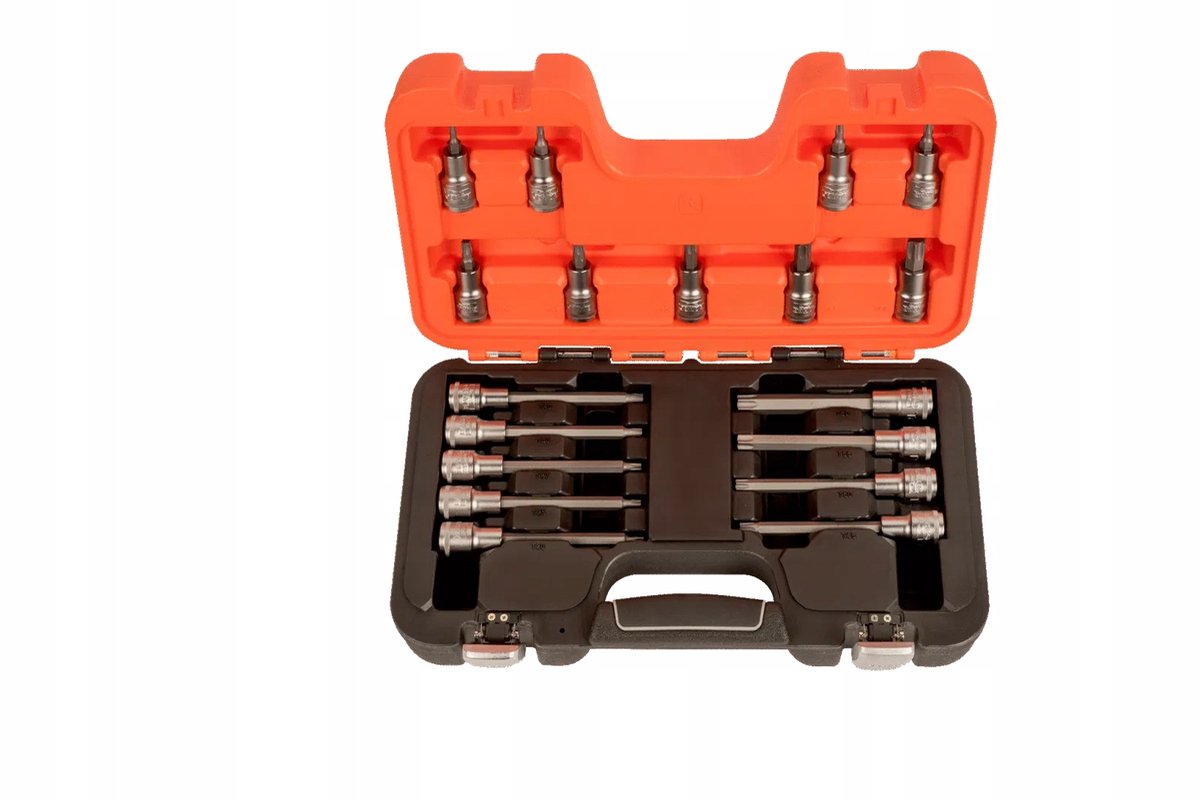 Bahco Set Van 1/2´´ Doppen Met Torx®-bits 18 Eenheden Oranje