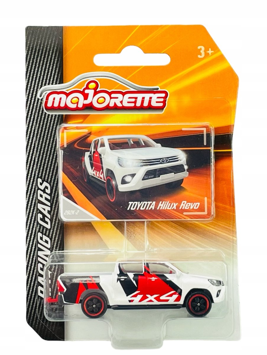 Majorette Toyota Hilux Revo Wit 1:64 Metalen Speelgoedauto