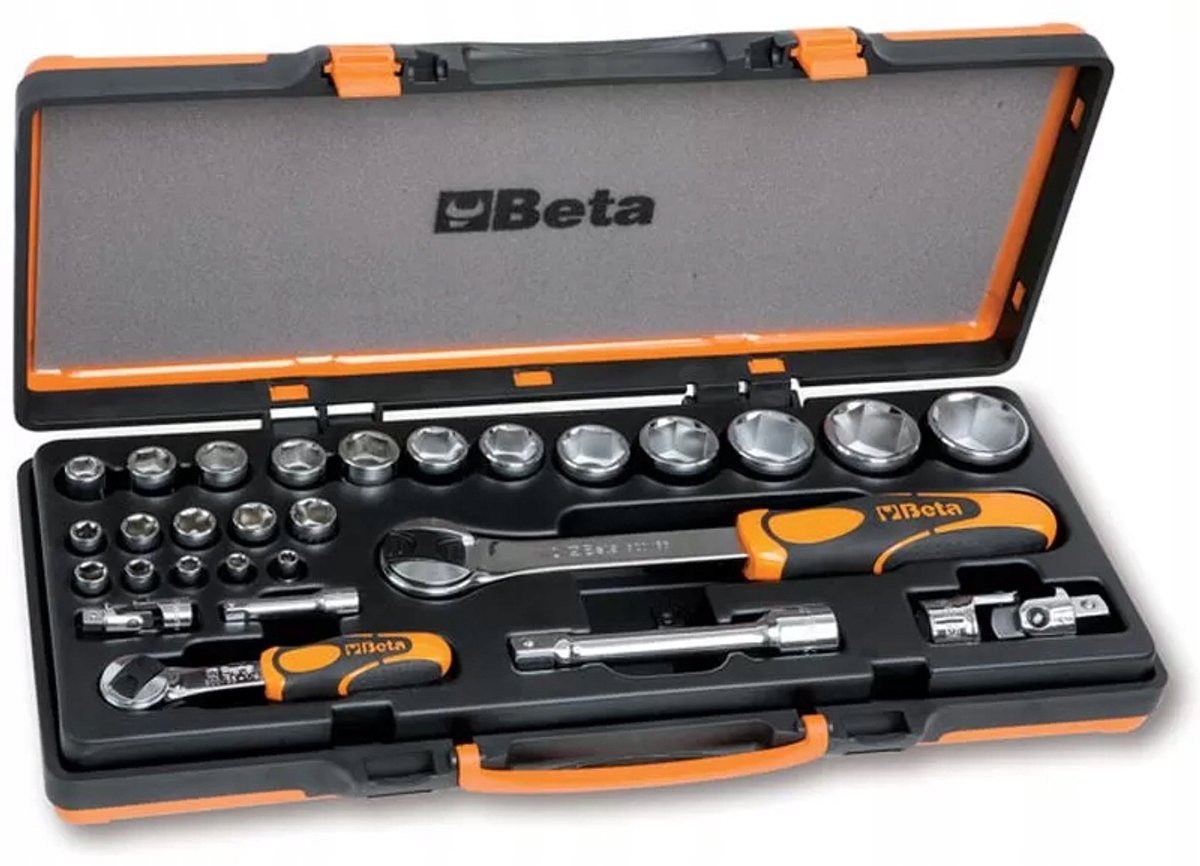 Beta 28-delige Doppenset 900/920A met Accessoires in Metalen Koffer