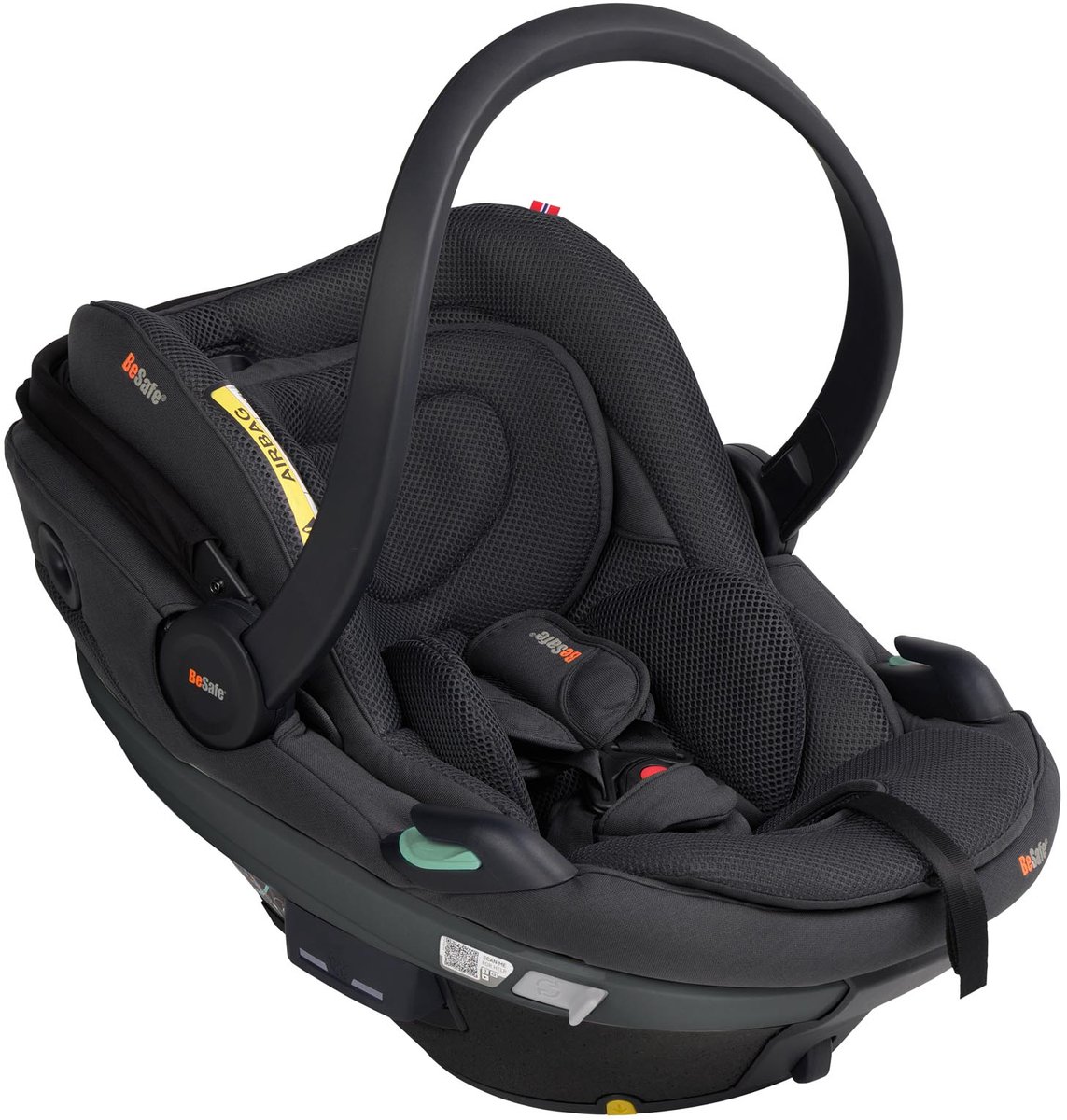 BeSafe Go Beyond² - Autostoel - Autostoeltjes - Autostoel ISOfix - Autostoel baby - Anthracite Mesh